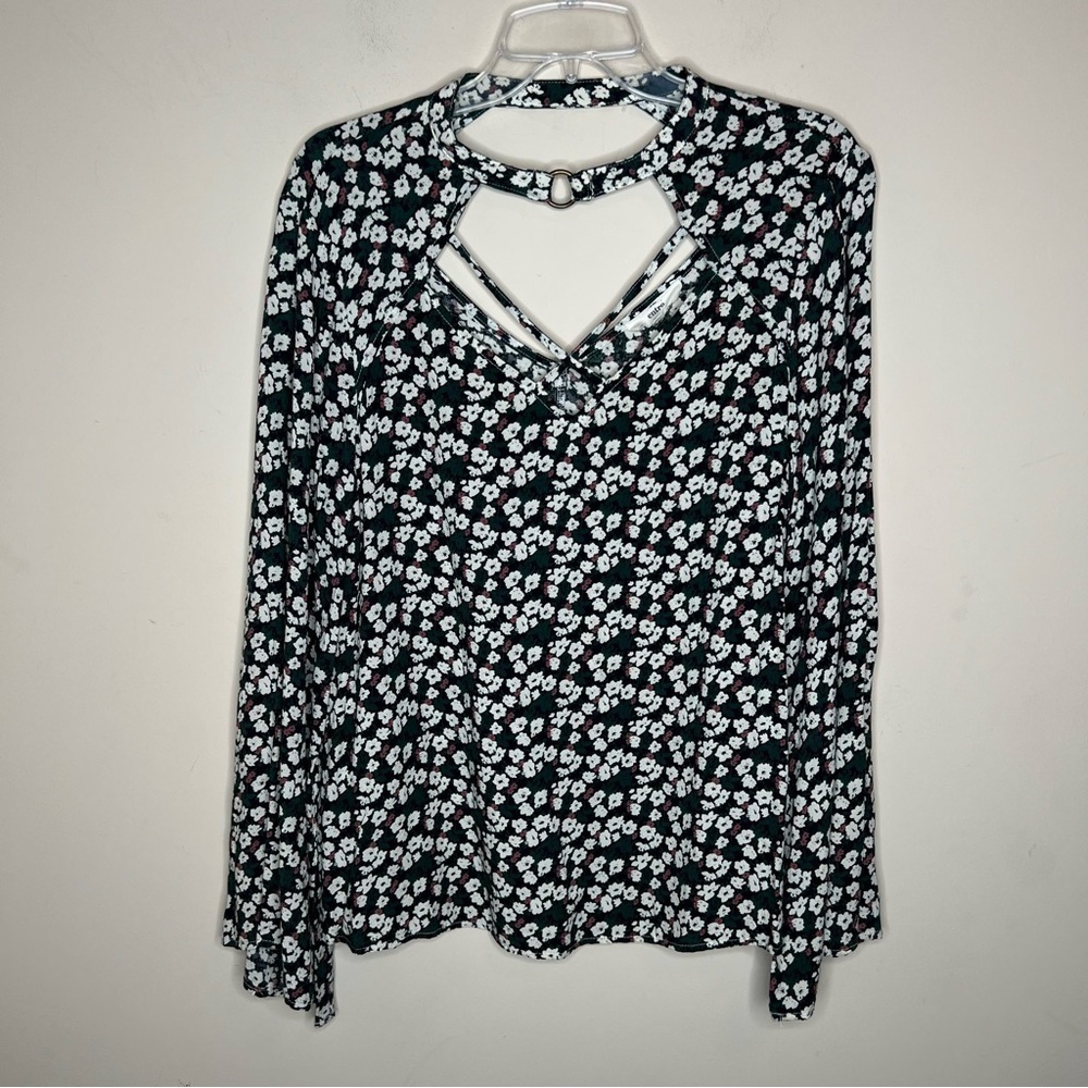 ENTRO Multicolor Choker Blouse